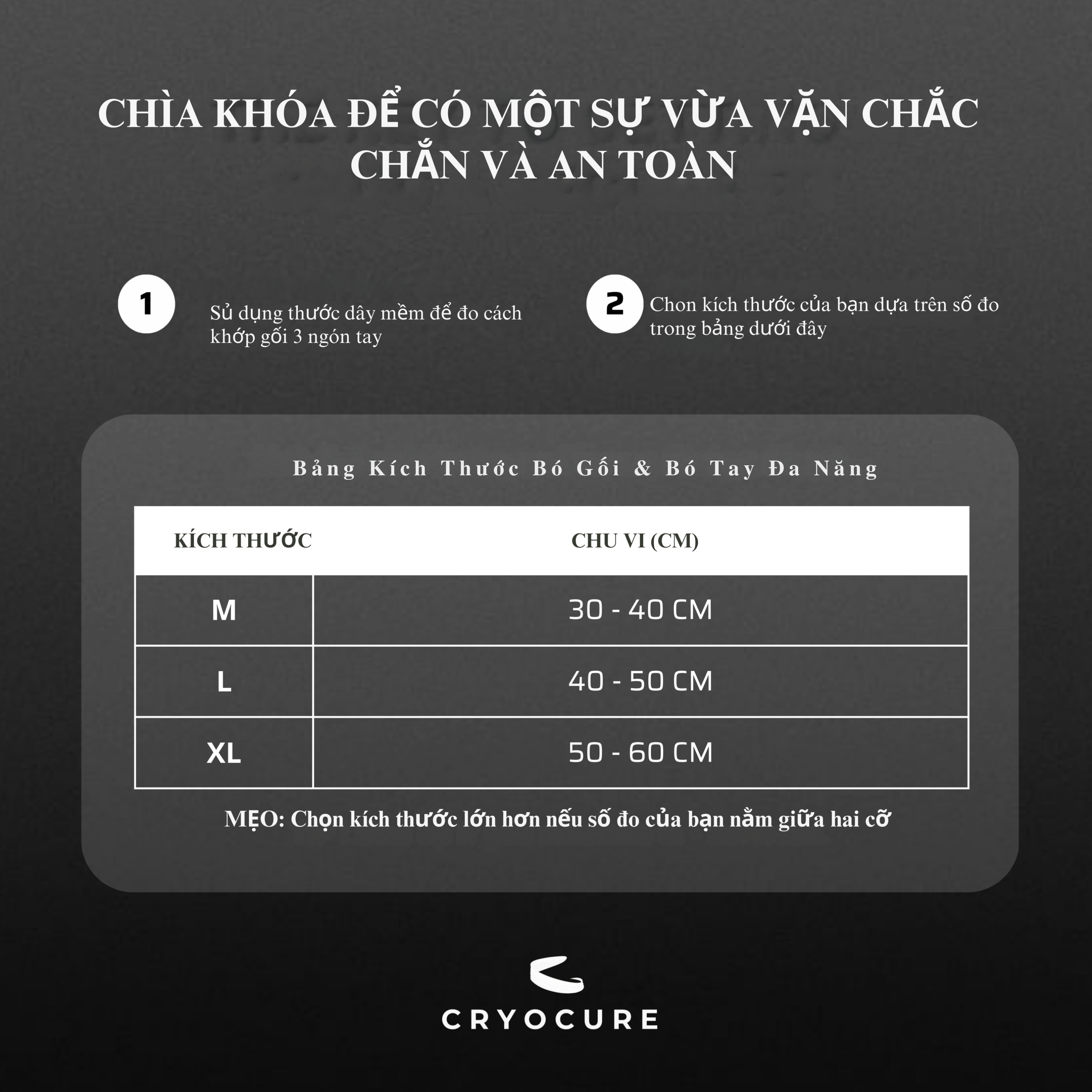 Cryocure - Bó Gối & Bó Tay Đa Năng (COD) FMAM Fashion Store