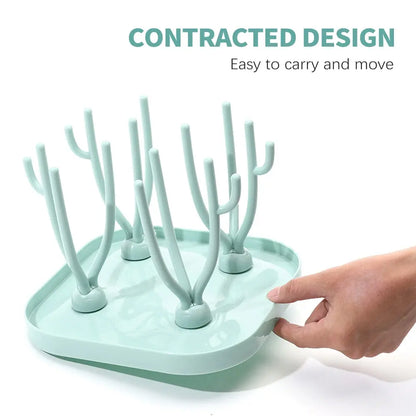 Baby Bottle Drain Rack Drying Racks Nipple Feeding Cup Holder Storage