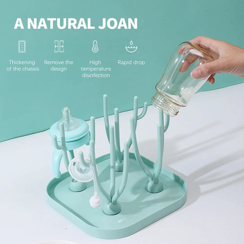 Baby Bottle Drain Rack Drying Racks Nipple Feeding Cup Holder Storage