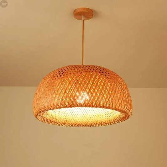 Bamboo Dome Pendant Lamp LSZM Lighing Store