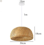 Bamboo Dome Pendant Lamp LSZM Lighing Store