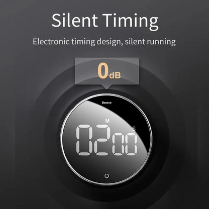 Baseus Magnetic Kitchen Timer Digital Timer Manual Countdown Alarm AliExpress