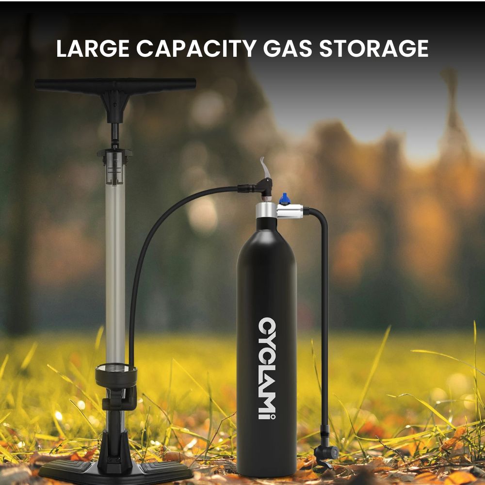 Bike Tubeless Tire Booster 1.3L Air Bottle with Valve