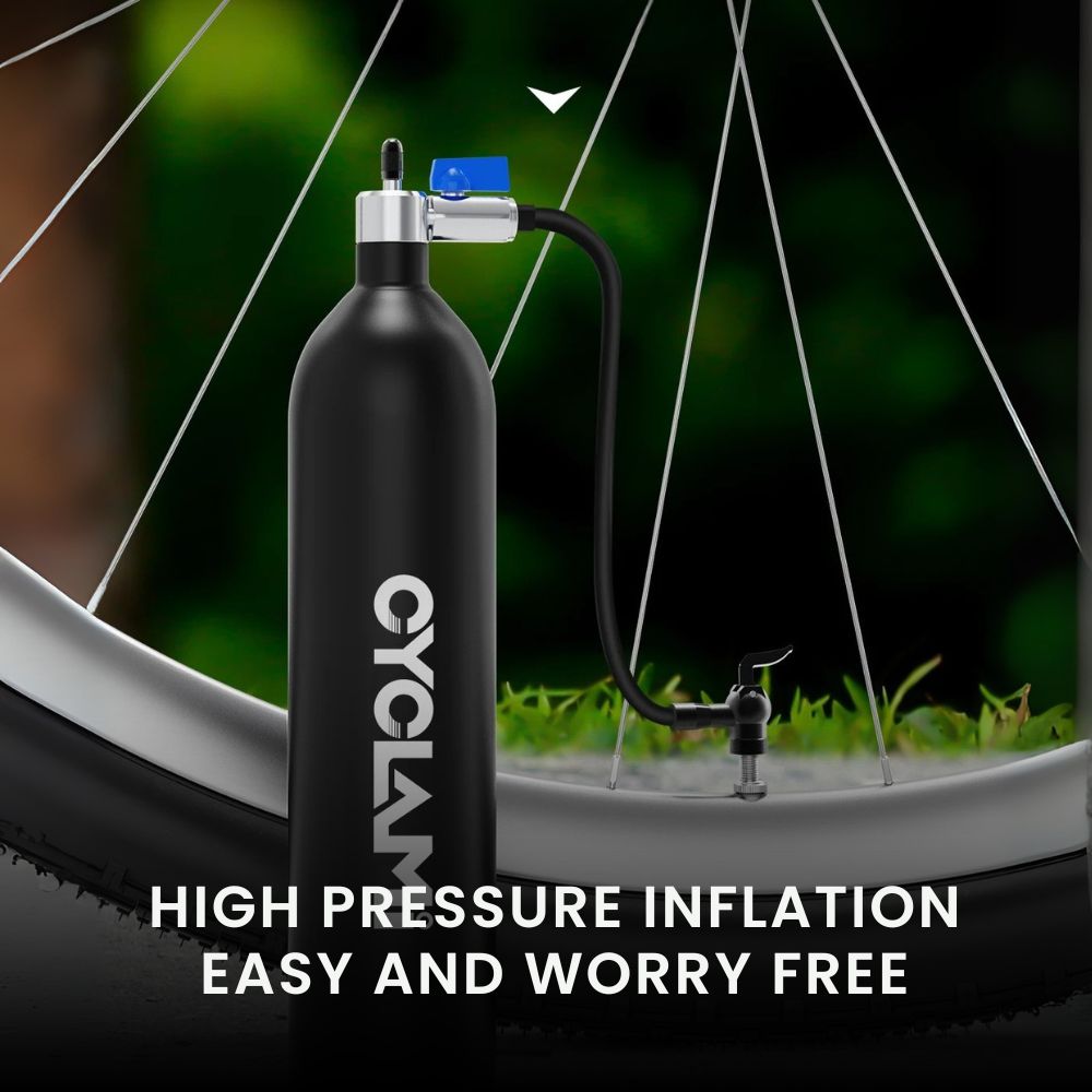 Bike Tubeless Tire Booster 1.3L Air Bottle with Valve