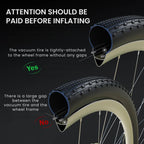 Bike Tubeless Tire Booster 1.3L Air Bottle with Valve