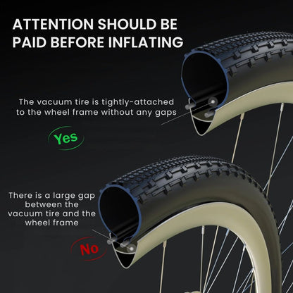 Bike Tubeless Tire Booster 1.3L Air Bottle with Valve