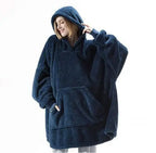 Blanket With Sleeves Women Oversized Winter Hoodie Fleece Warm Hoodies
