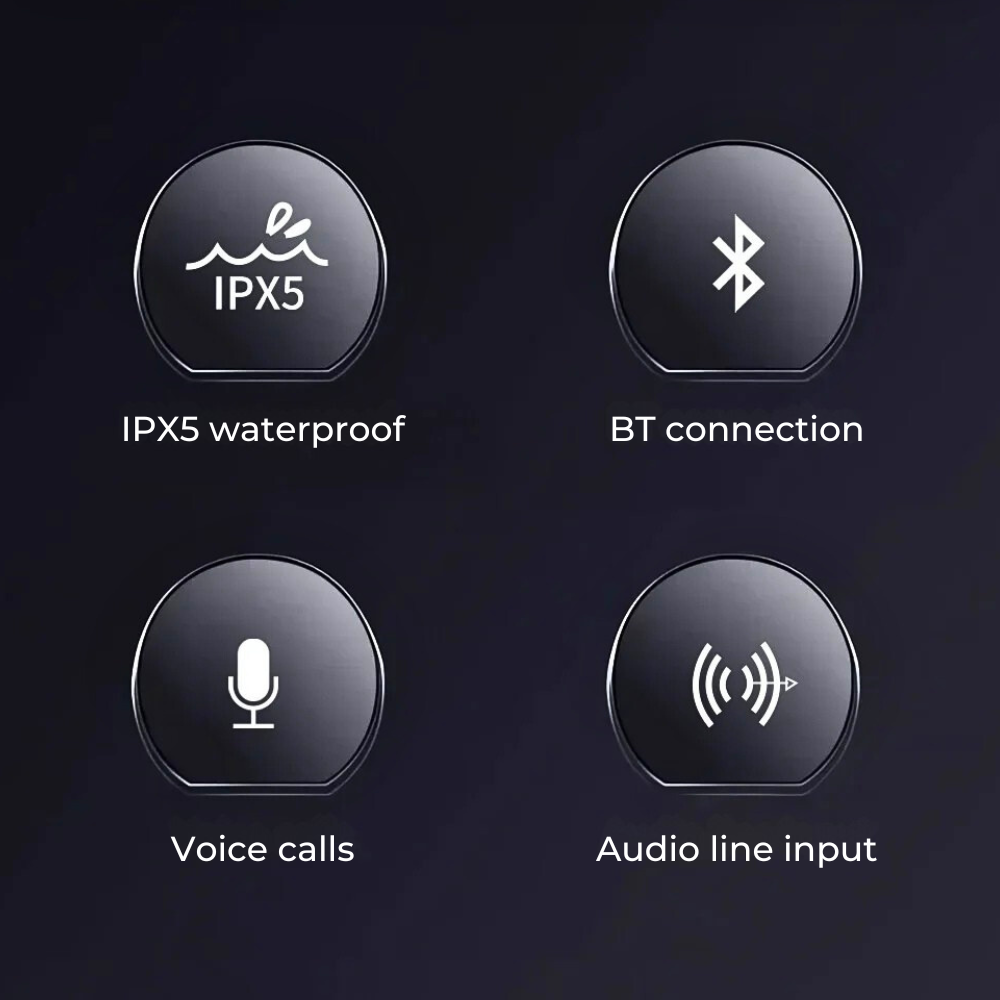 Bluetooth Waterproof Speaker HIFI FM Radio