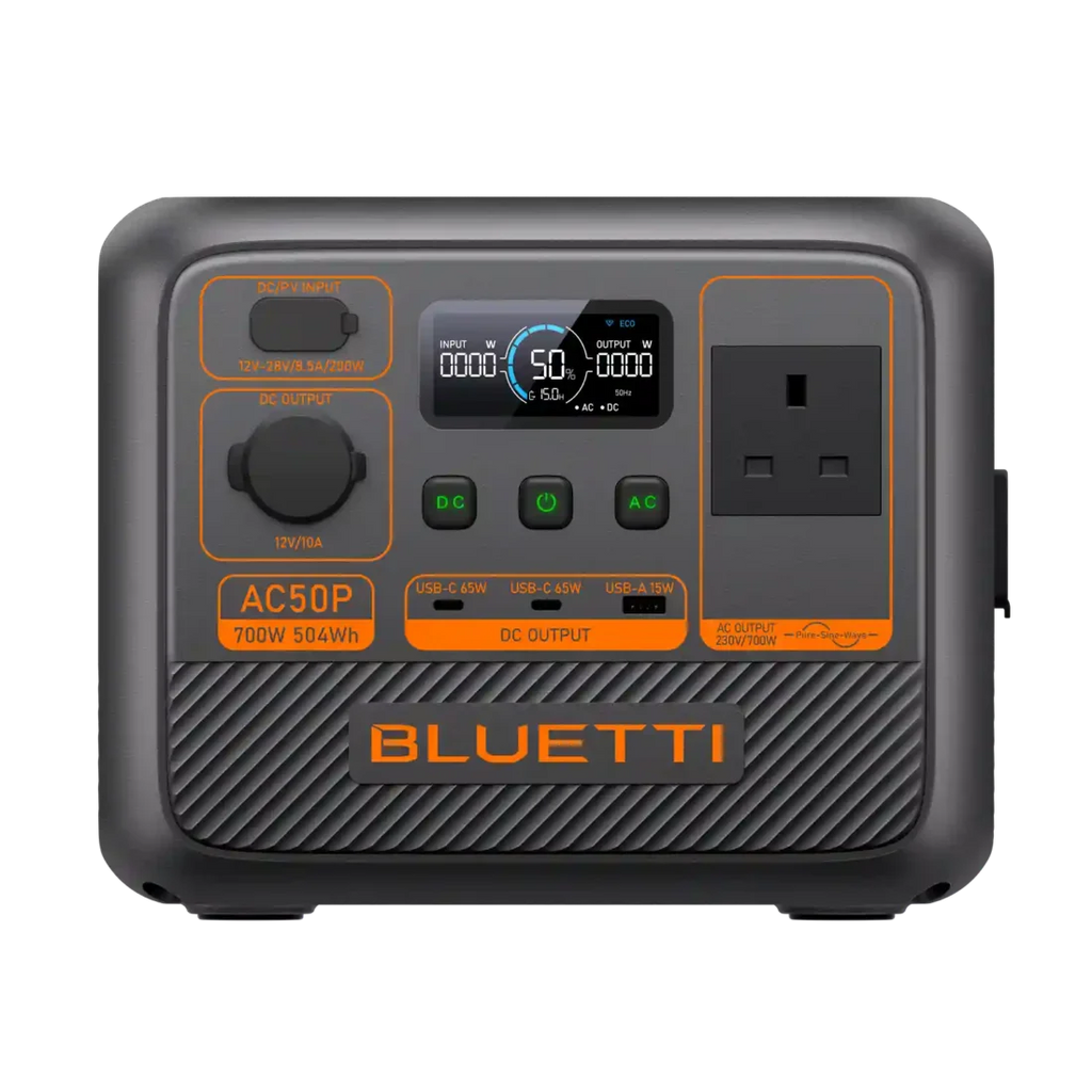New: Bluetti AC50P portable solar power station 700W / 504Wh BLUETTI Official Store
