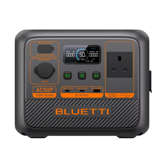 New: Bluetti AC50P portable solar power station 700W / 504Wh BLUETTI Official Store