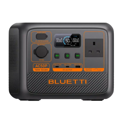 New: Bluetti AC50P portable solar power station 700W / 504Wh BLUETTI Official Store