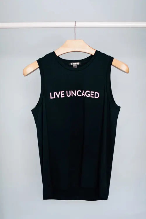 LIVE UNCAGED Tank Salmon Bella
