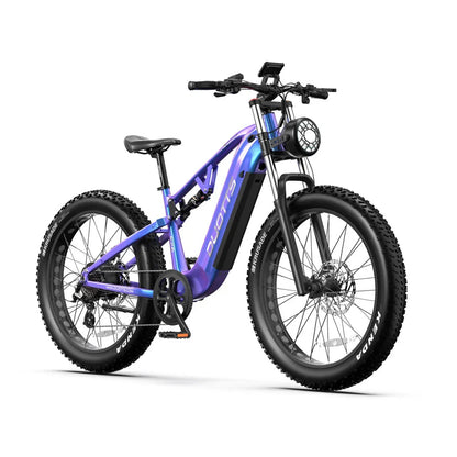 DUOTTS E26 26" SUV Fat Tire Electric Mountain Bike 750W Motor 48V 20Ah Battery LAFLY Factory Ebike Store
