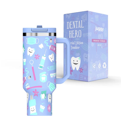 Dental Hero 40oz DuoLid Tumbler With Charms - PREORDER South Bay Evans General Store