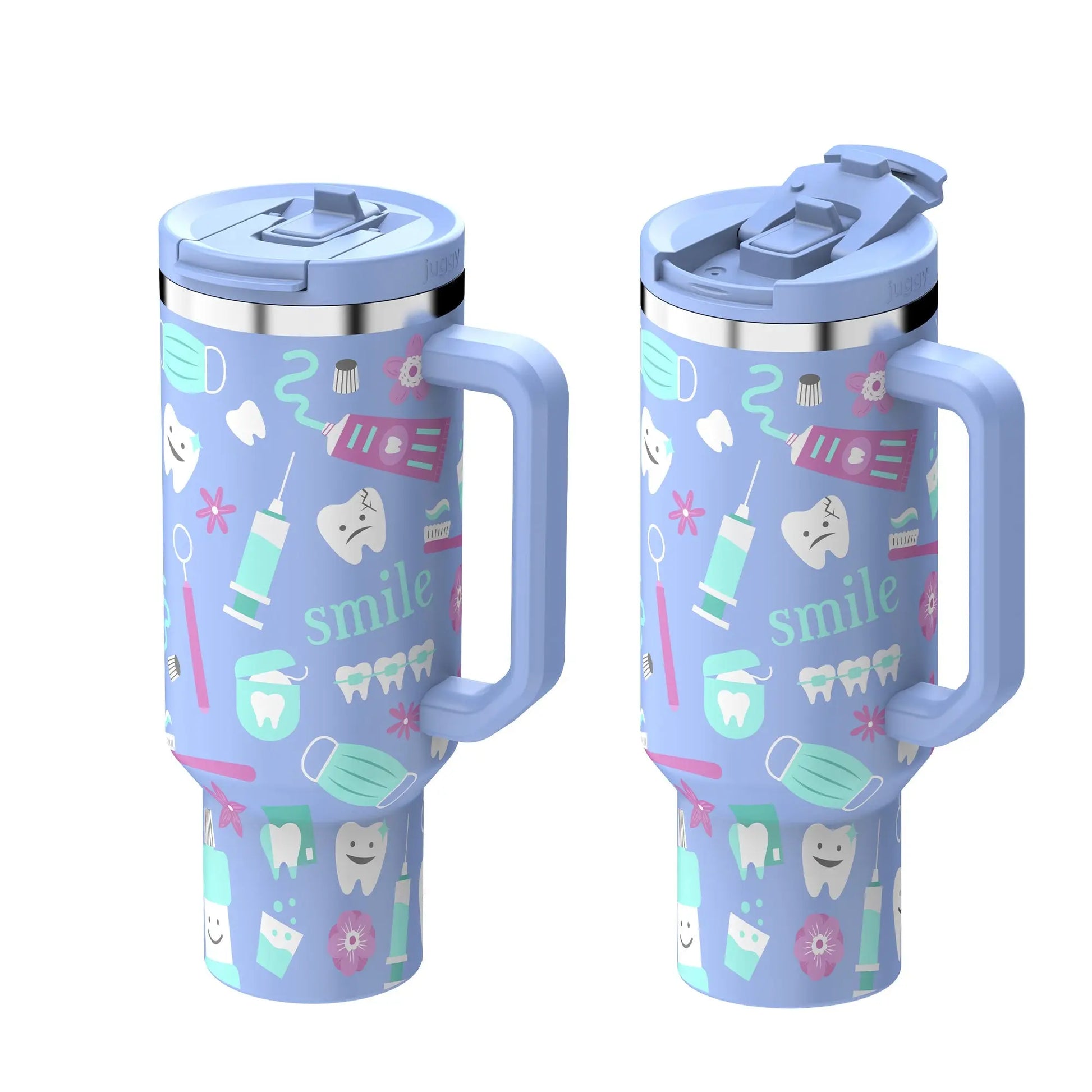 Dental Hero 40oz DuoLid Tumbler With Charms - PREORDER South Bay Evans General Store