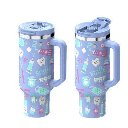 Dental Hero 40oz DuoLid Tumbler With Charms - PREORDER South Bay Evans General Store