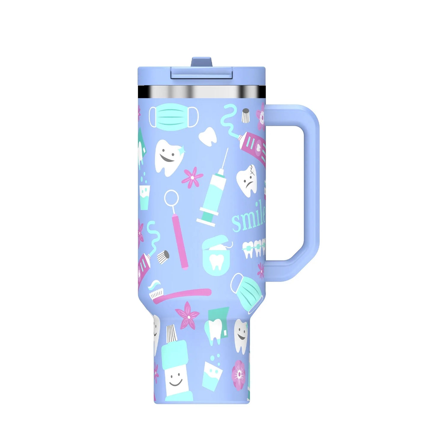 Dental Hero 40oz DuoLid Tumbler With Charms - PREORDER South Bay Evans General Store