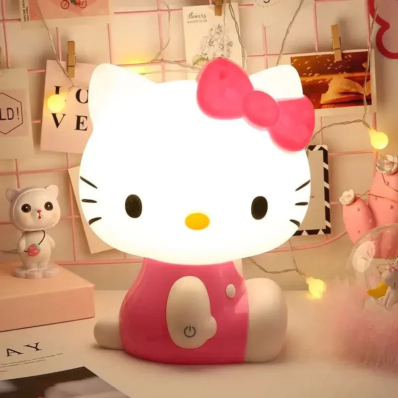 Kitty Kawaii Bow Bow LED Night Lamp Bevi - Fun Store