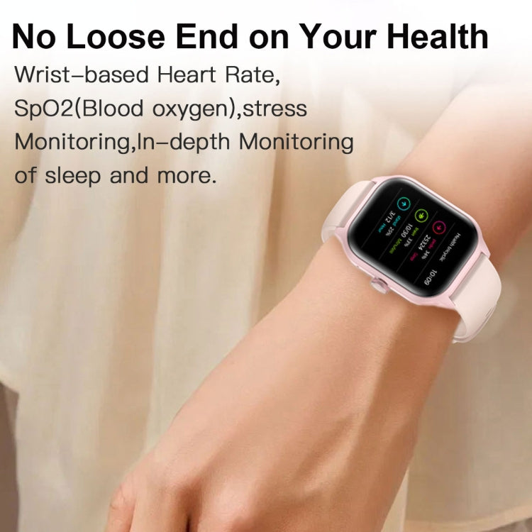 LEMFO LT10 2.01 inch TFT Screen Smart Watch Supports Bluetooth Call / Health Monitoring, Steel Strap, Silicone Strap CJDropshipping