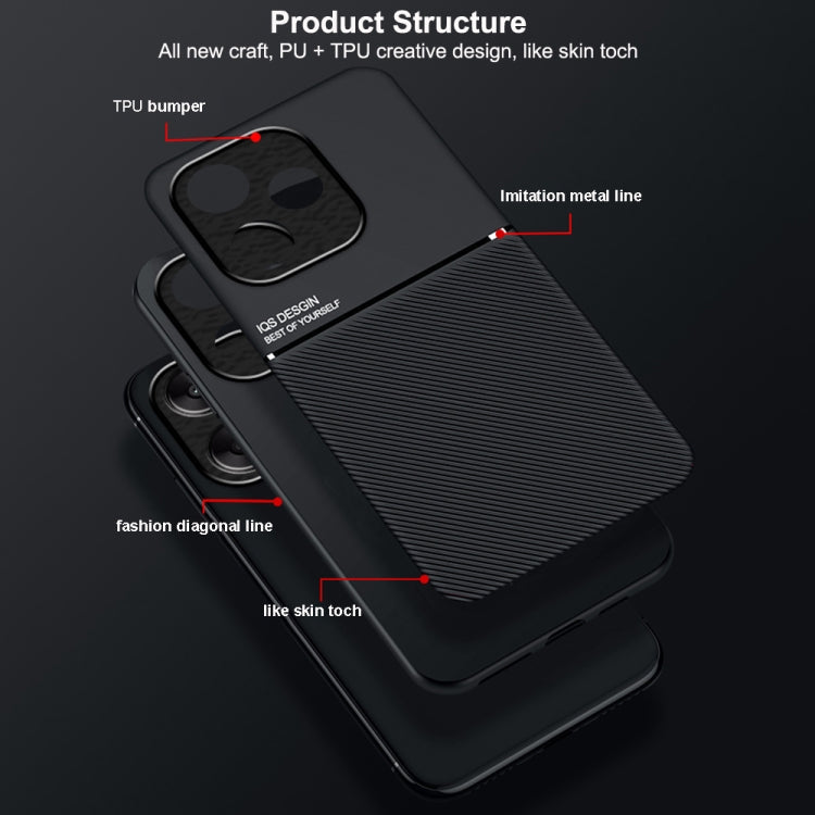 For Redmi K70 Ultra Classic Tilt Strip Grain Magnetic Shockproof PC + TPU Phone Case(Red) Xiaomi Ccc In Eu Store