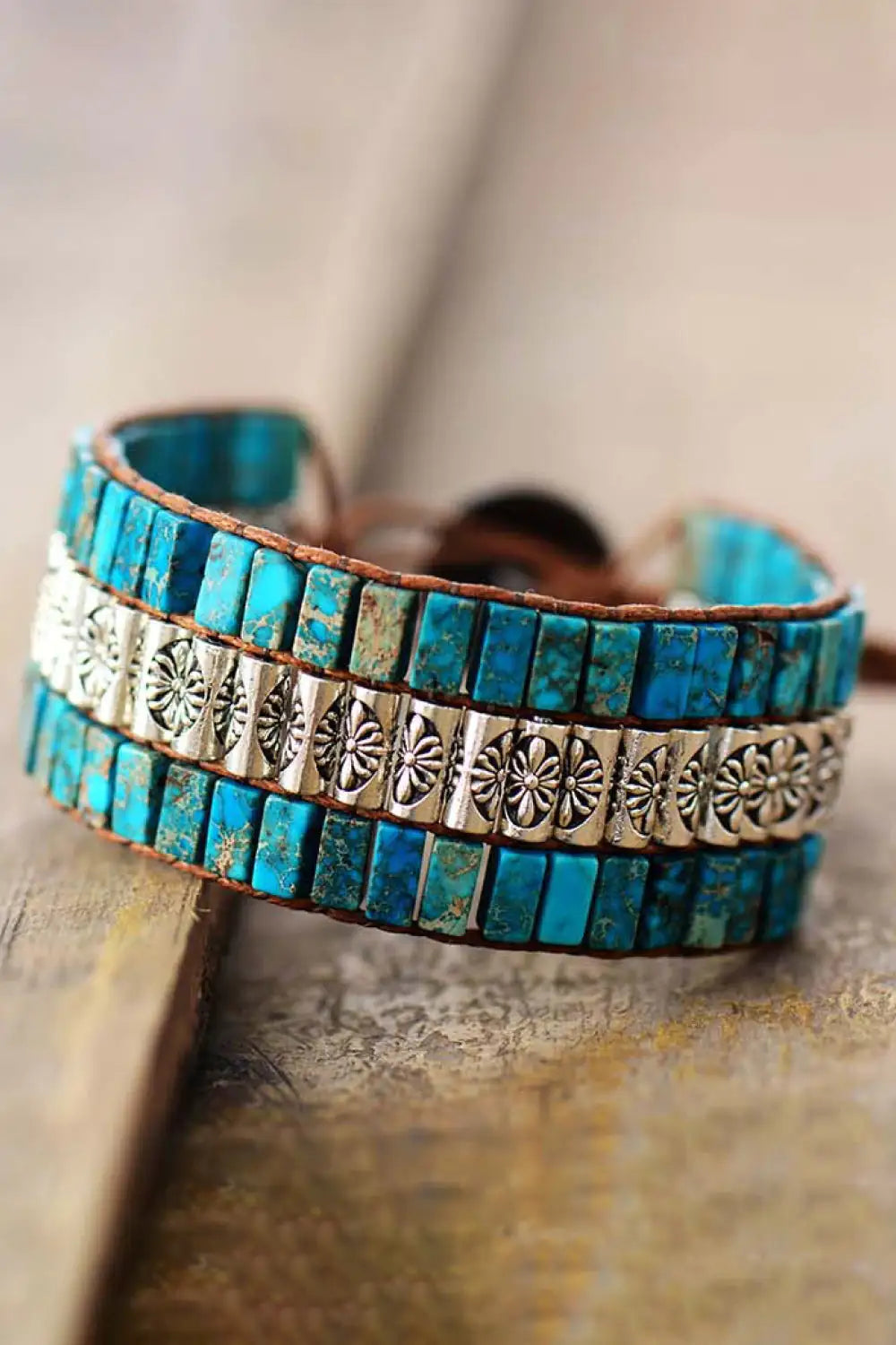 View details for Handmade Triple Layer Natural Stone Bracelet Handmade Triple Layer Natural Stone Bracelet