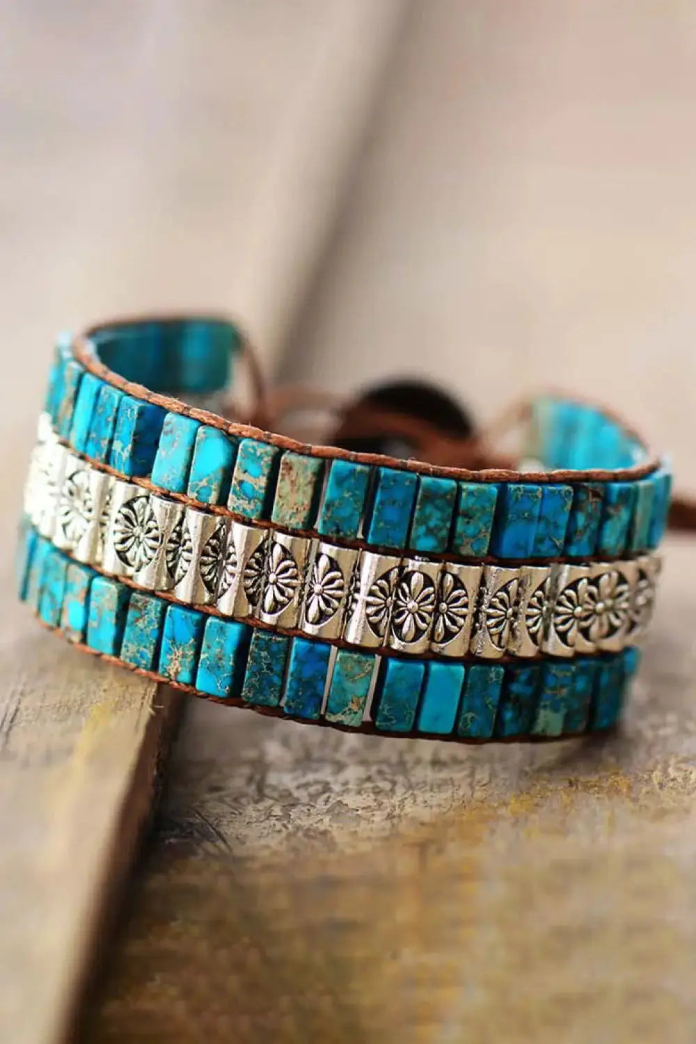 View details for Handmade Triple Layer Natural Stone Bracelet Handmade Triple Layer Natural Stone Bracelet