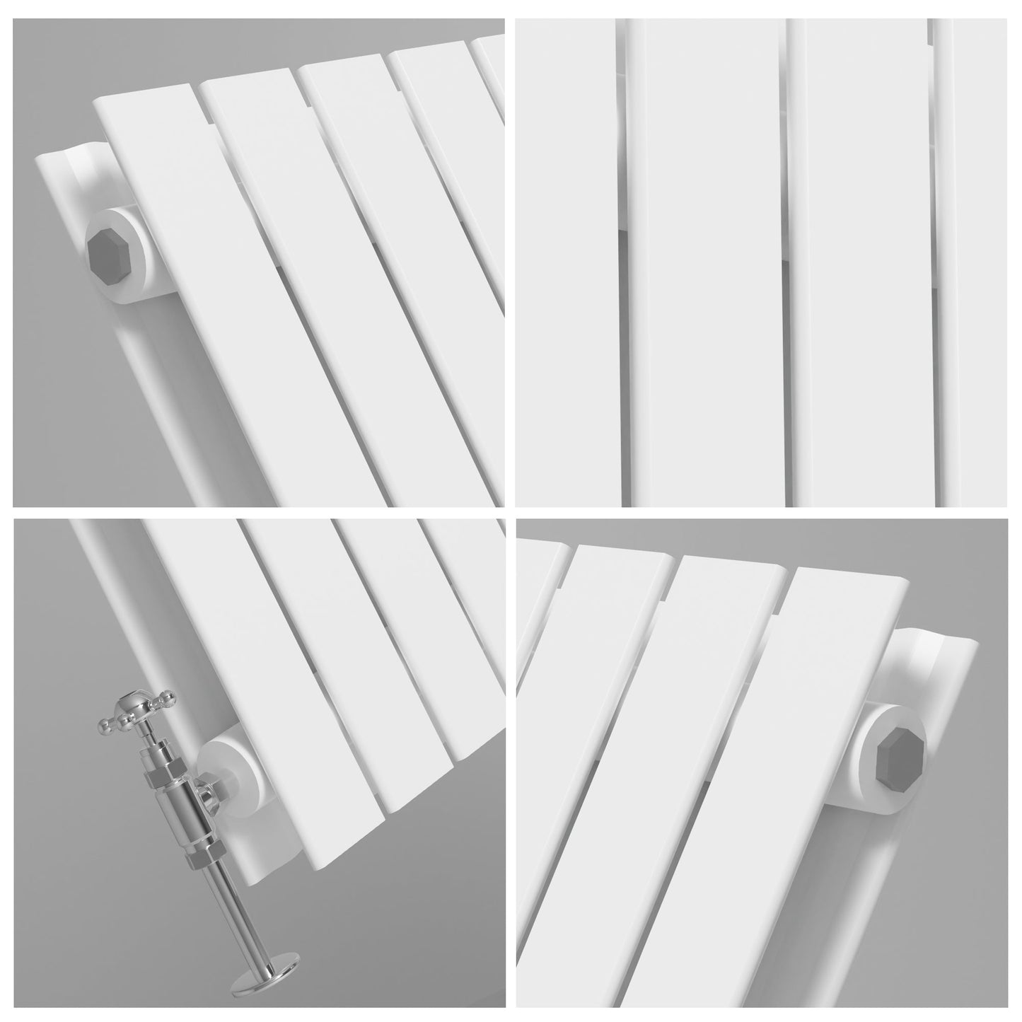 Flat White Vertical Designer Radiator