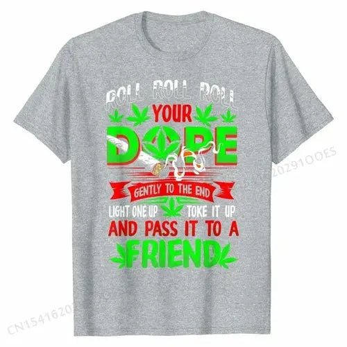 Funny Weed Pot Lover Roll Joint Friend Smoking T-shirt Classic Men AliExpress