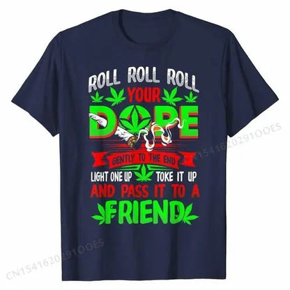 Funny Weed Pot Lover Roll Joint Friend Smoking T-shirt Classic Men AliExpress