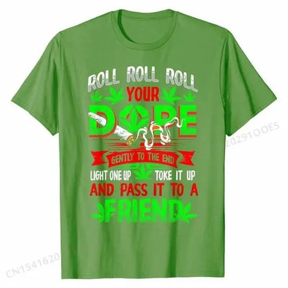 Funny Weed Pot Lover Roll Joint Friend Smoking T-shirt Classic Men AliExpress