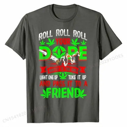 Funny Weed Pot Lover Roll Joint Friend Smoking T-shirt Classic Men AliExpress