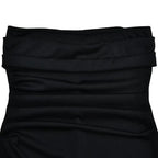 View details for Women's Line Up Collar With Sexy Backless High Slit Dress