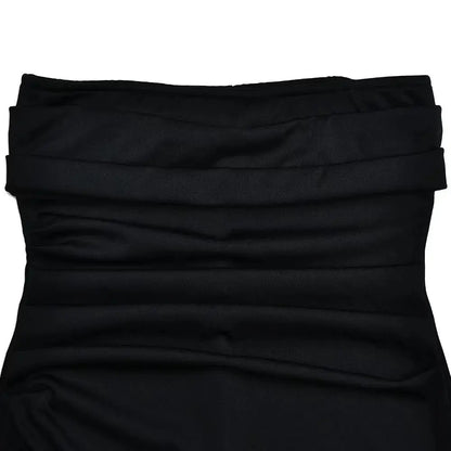 View details for Women's Line Up Collar With Sexy Backless High Slit Dress