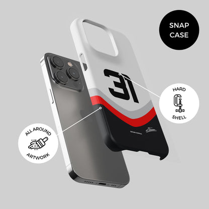 Esteban Ocon F1 Haas 2025 Season Signed Phone Case CC Phone Case Store