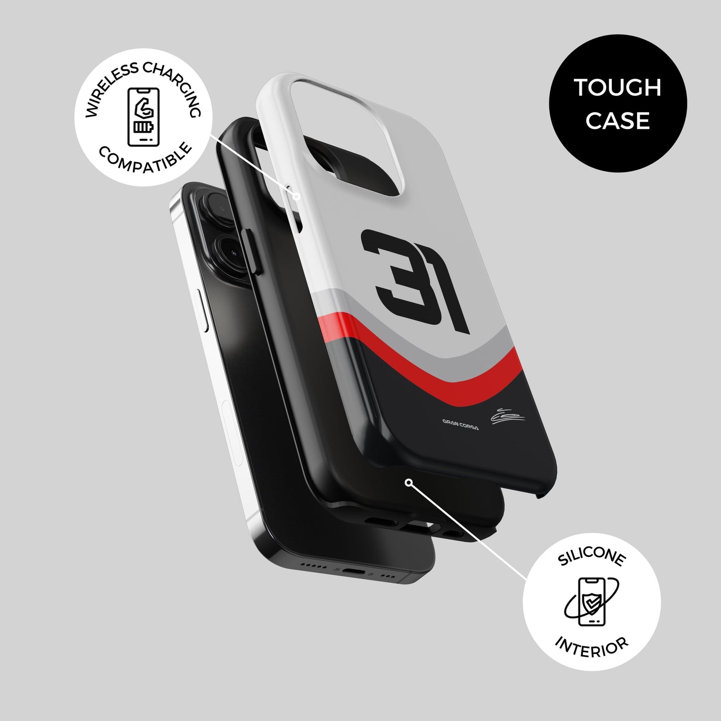 Esteban Ocon F1 Haas 2025 Season Signed Phone Case CC Phone Case Store