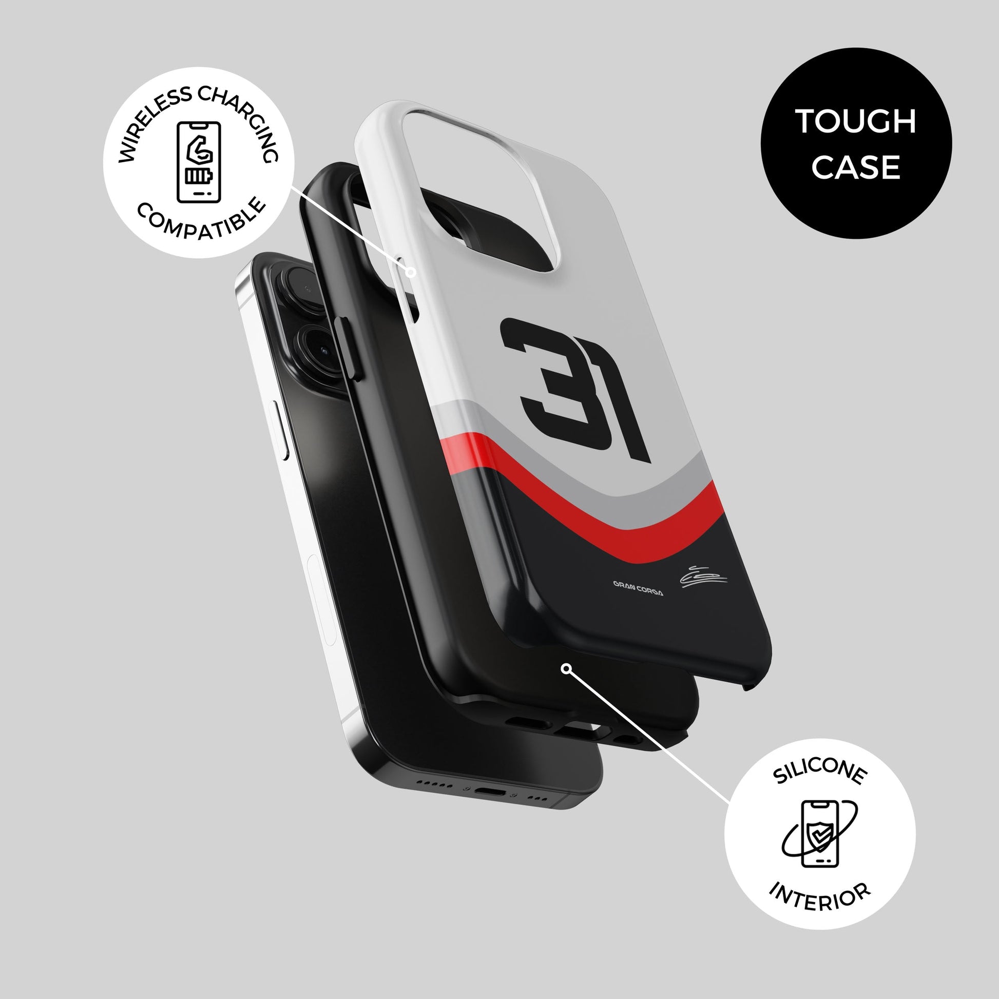 Esteban Ocon F1 Haas 2025 Season Signed Phone Case CC Phone Case Store