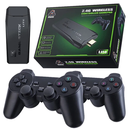 Game Stick Lite 4K Retro Console with Wireless Controllers GamerShop Store