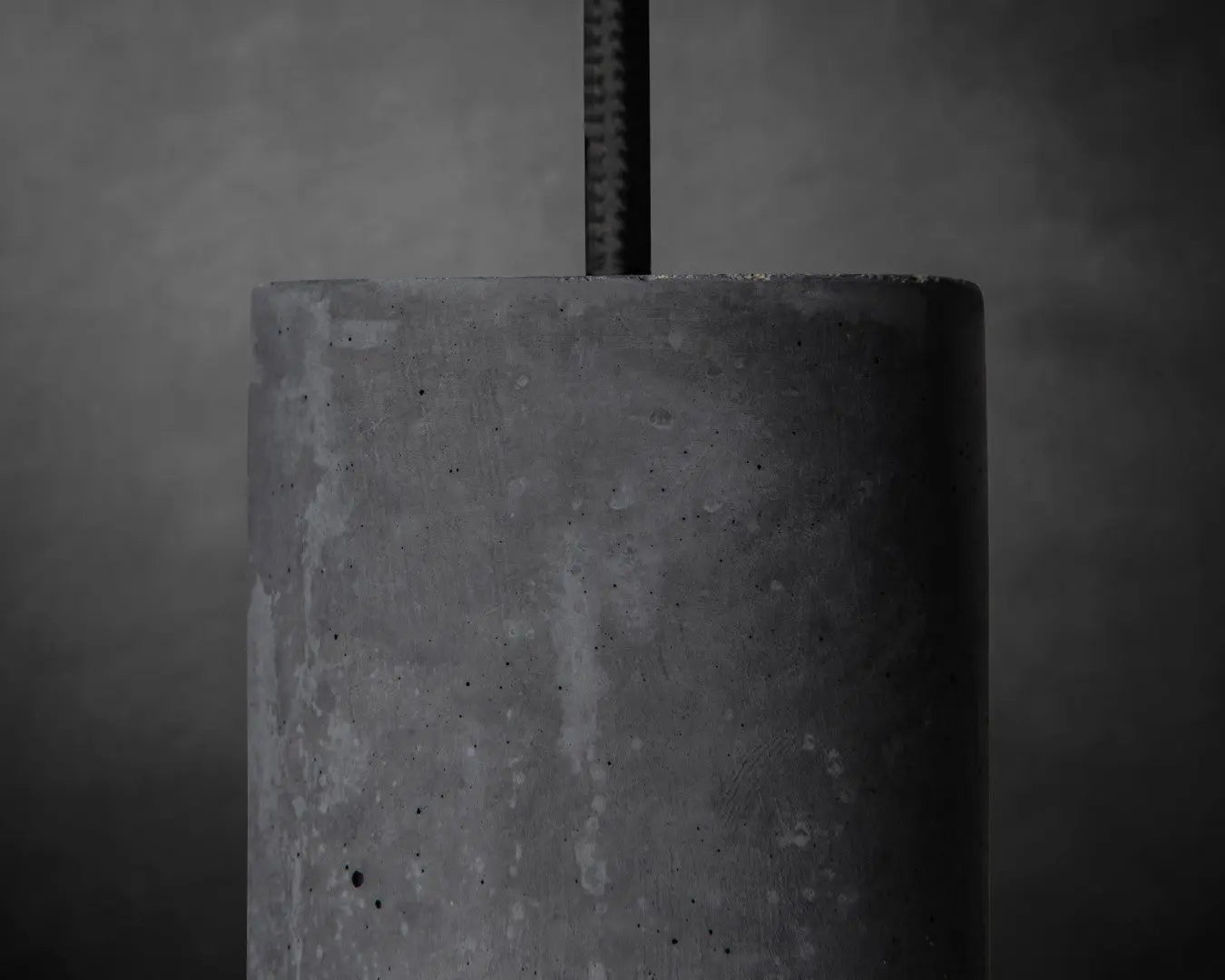 GRAY Concrete Pendant Light B+B Amaranth Broadleaf