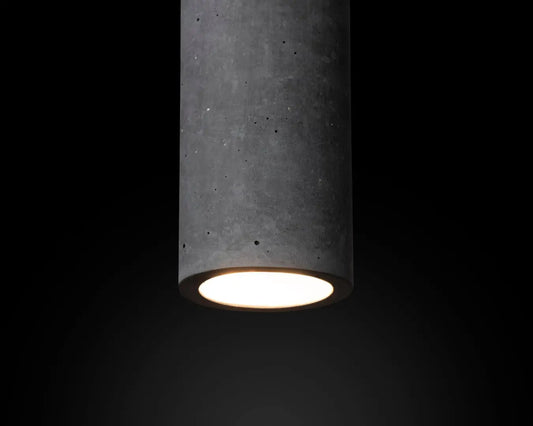 GRAY Concrete Pendant Light B+B Amaranth Broadleaf