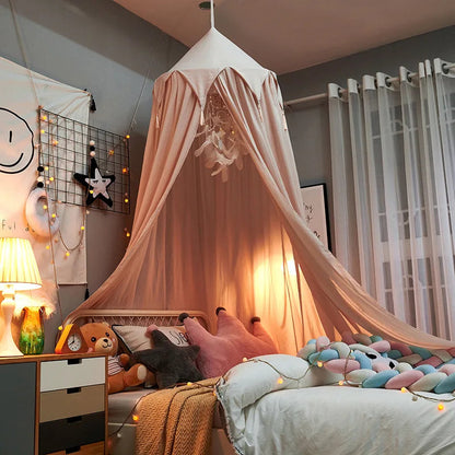 Hung Dome Mosquito Net for Baby Children Crib Bed Tent Girls Kids Bedding Living Room Decor Corner Canopy Tent Mosquito Net Bebe Shop1104626290 Store