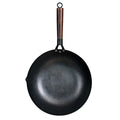 Konco Pure Iron wok de hierro fundido Sartén sin revestimiento Uso general para cocina de gas e inducción 32cm Sartén china wok Utensilios de cocina