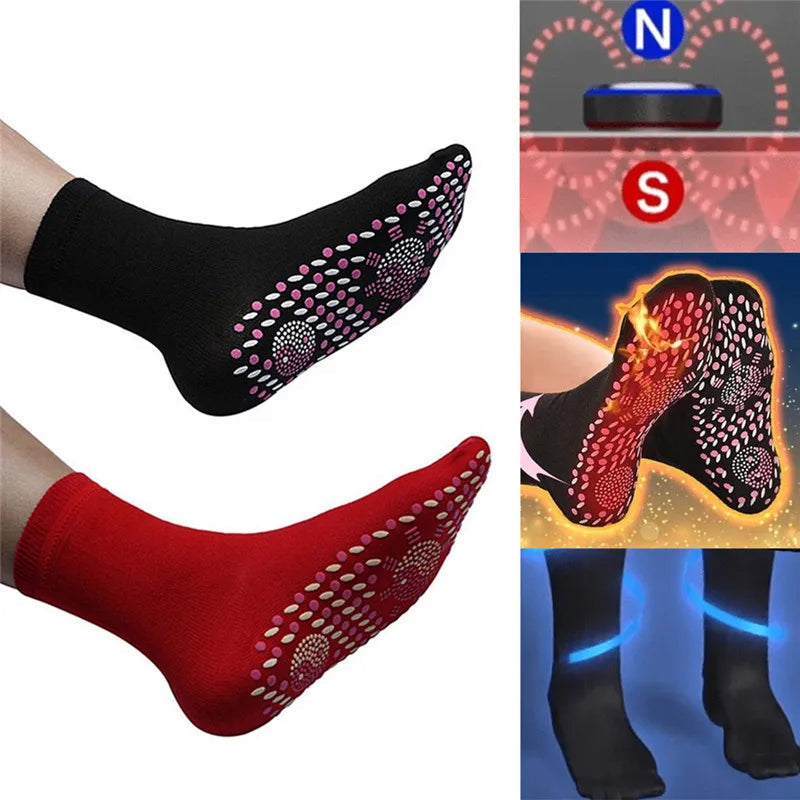 Self-Heating Magnetic Therapy Socks Good Luck Is Approaching Store