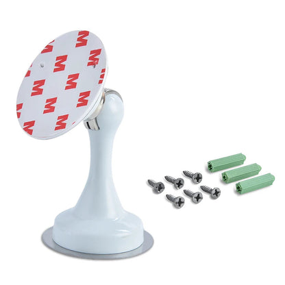 KAK Stainless Steel Magnetic Door Stopper Sticker Hidden Door Holders Catch Floor Wall Mounted Nail-free Doorstop Door Hardware KAK Handle Store