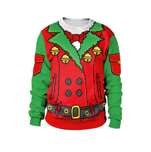 New listing Christmas Sweaters Stylish Unisex Men Women Santa Claus