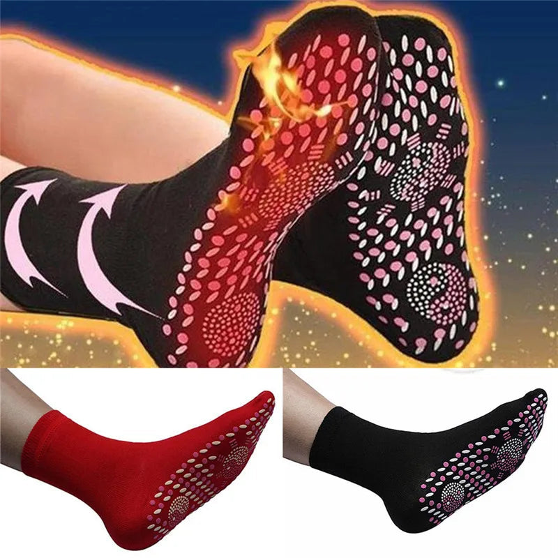 Self-Heating Magnetic Therapy Socks Good Luck Is Approaching Store