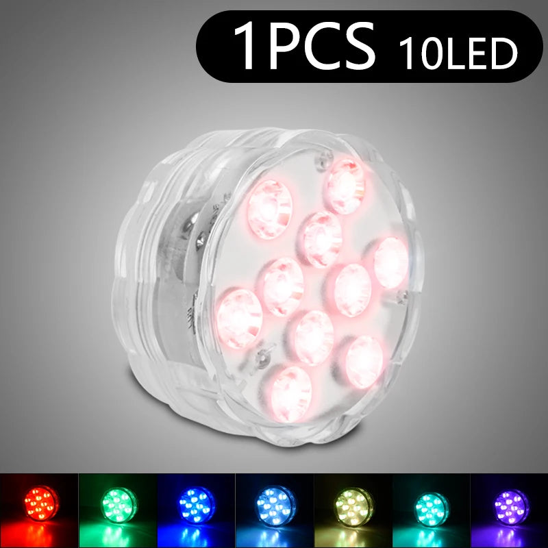 Glow Your Pool: Submersible LED Lights with RF Remote