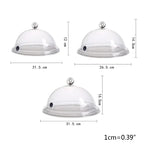 2024 New Home Smoking Dome Cover Kitchen Cooking Smoke Hood Acrylic