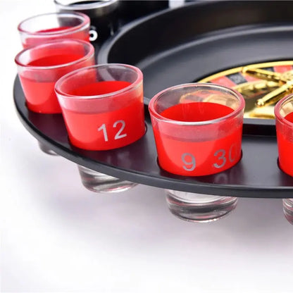 Hot Sale Russia Drinking Turntable Shot Glass Roulette Set Novelty AliExpress