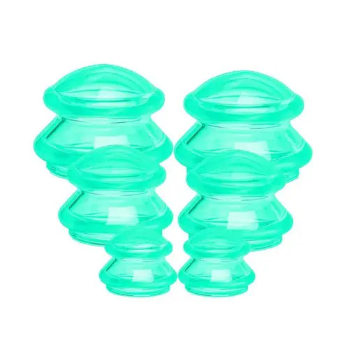 Juego de Terapia de Ventosas al Vacío de Silicona Ventosa Masaje