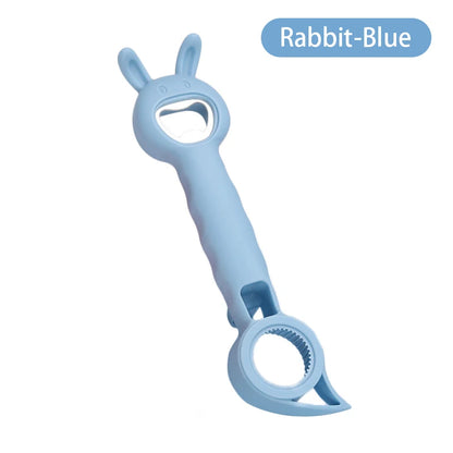 Multifunctional Four-In-One Safety Can Bottle Opener Household Canned Bottle Cap Screwing Device Home Tool